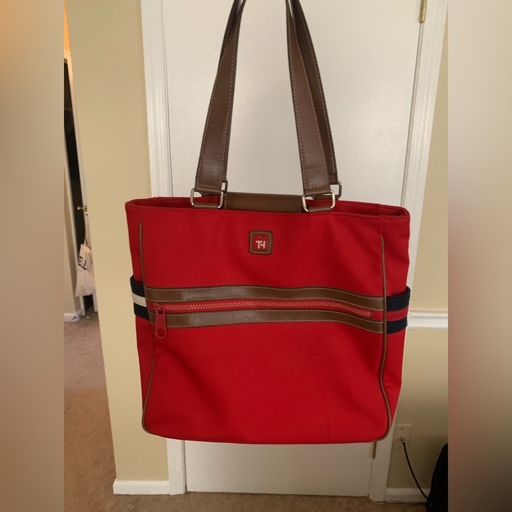 Vintage Tommy Hilfiger Red Handbag